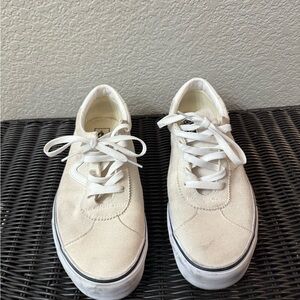 Vans Off-White Canvas Sneakers